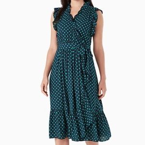 Kate Spade Polka Dot Wrap Dress